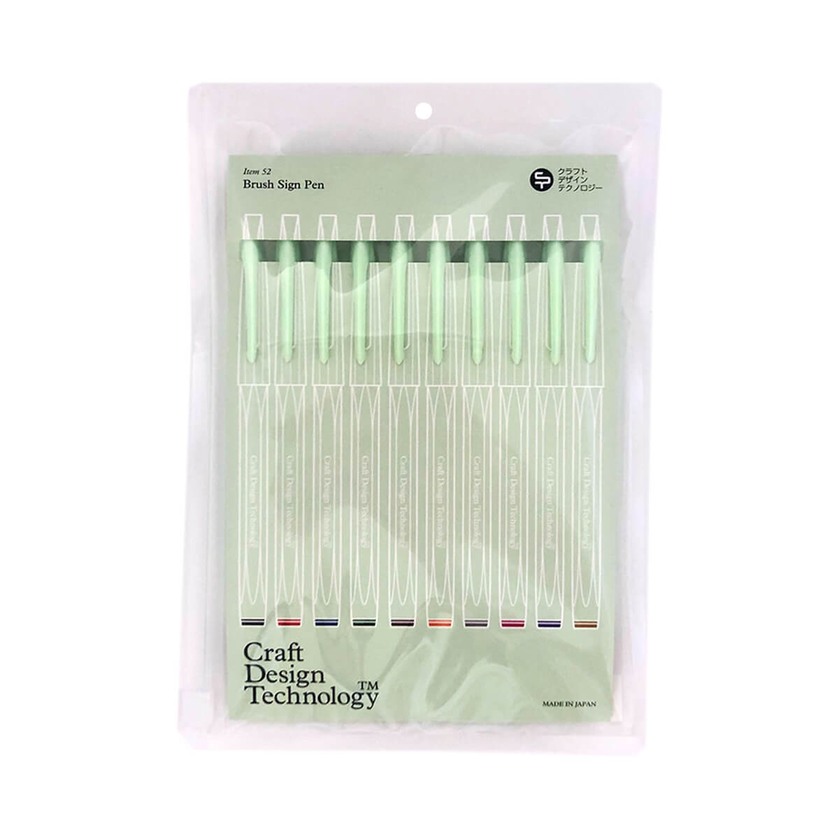 CDT Brush Sign Pens - 10-Pack, Assorted Colors